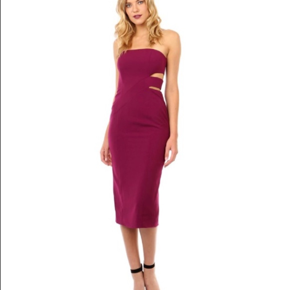 Jay Godfrey Cutout Plum Dress